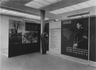 Una visión sobre los vascos en la que estaban de acuerdo republicanos y sublevados en 1937 Mapa de Euzkadi en el Pabellón de la República española en la Exposición de París de 1937 Fotografía François Kollar)