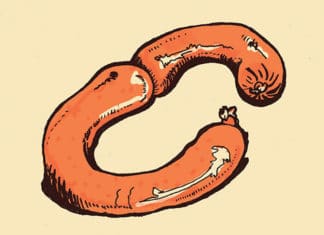 Maitasunaz, odolaz eta gastronomiaz. Txarriboden indarra Far West-en Greg Hahn chorizo vasco (Jeffrey C. Lowe)