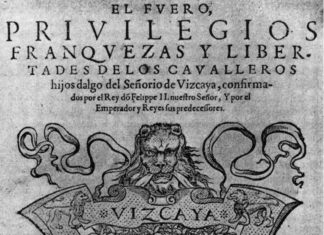The Fuero (Ancient Right) of Bizkaia. The “civil rights” two centuries before the bourgeois revolution Portada Fuero de Bizkaia 1526