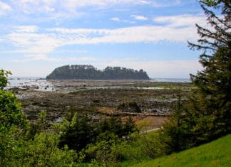 The westernmost point of the contiguous United States is: Cape Alava! Cabo Alava - Cape Alava