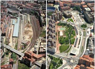 Son los «separatistas» los que han liderado el cambio en la Comunidad Autónoma Vasca Ametzola un ejemplode la transformacion de Bilbao