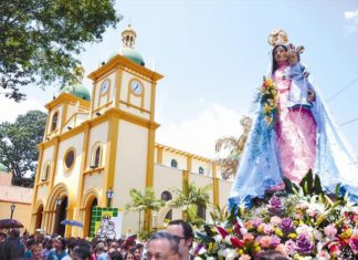 Nuestra Señora de Begoña. Patrona de Bilbao, Bizkaia y Naguanagua (Venezuela) Celebración de la Festividad de Nuestra Señora de Begoña en Naguanagua (Venezuela)