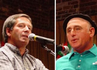 California envía «Cultura vasca» a Euskadi Martin Goicoechea et Johnny Curutchet (photo - euskalkultura.com)