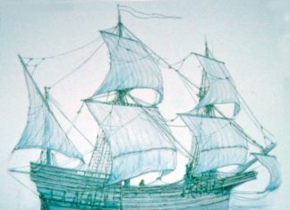 El @Smithsonian investiga la presencia de vascos en la costa atlántica de Norteamérica Reproducción del ballenero vasco "San Juan"