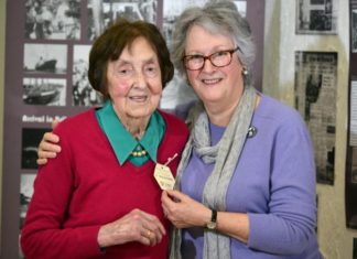 Homage is paid in England to a woman who is part of the living history of our people