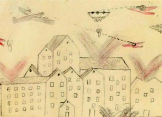 La BBC recuerda a los «Niños Vascos de la Guerra» en el 80 aniversario de la insurrección franquista Pictures drawn by Spanish children showed bombing raids by warplanes