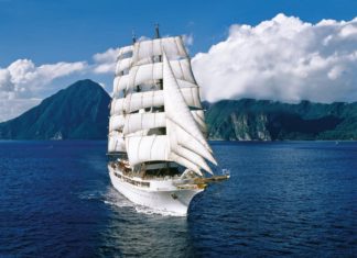 Un crucero de lujo muy especial va a hacer la travesía Dublín-Bilbao Crucero Sea Cloud II