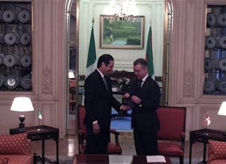El impulso institucional refuerza unas profundas relaciones empresariales entre Querétaro y el País Vasco El gobernador de Querétaro, Francisco Domínguez Servién, se reune con Iñigo Urkullu Renteria, lehendakari del gobierno vasco,