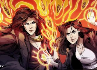 The story of a sorgina written in the US, drawn by a Mexican of Basque descent, and published in Korea Una imagen de Firebrand la serie en comic que habla de las aventuras en Seattle de una sorgina educada en el País Vasco