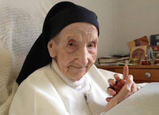 Acaba de fallecer la religiosa más longeva del mundo, y era vasca Marie-Bernardette la monja más longeva del mundo, ha fallecido a los 110 años y era vasca