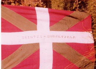 Jack Prendergast. El irlandés que luchó por Euzkadi en el Batallón Irrintzi Bandera del batallón Irrintzi donde lucho por Euzkadi el irlandés Jack Prendergast
