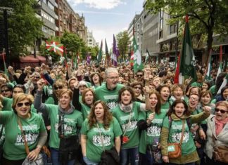 Bilbao en el «May Day 2017 around the world» de US Today Manifestación del 1 de Mayo en Bilbao organizada por ELA