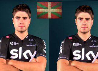 Sky Team eta Ikurriña. Xehetasunen balorea Mikel Landa y Mikel Nieve. Sky Team