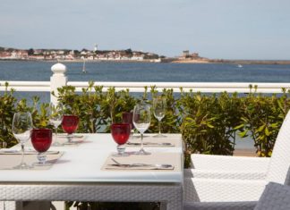 Un rincón del País Vasco presentado a los escoceses Ciboure visto desde Saint Jean de Luz
