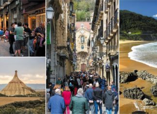 Euskal Herri Kontinentaletik eginiko, Euskal Herri Penintsularraren gida Imágenes de la guía de Atlantica Editions sobre el País Vasco peninsular