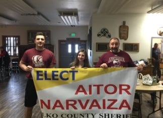 Aitor Narvaiza, Elkoko konderriko Sheriff izatera hautagai den Ermuko euskalduna Aitor Narvaiza, el vasco de Ermua que es candidato al cargo de Sheriff del Condado de Elko