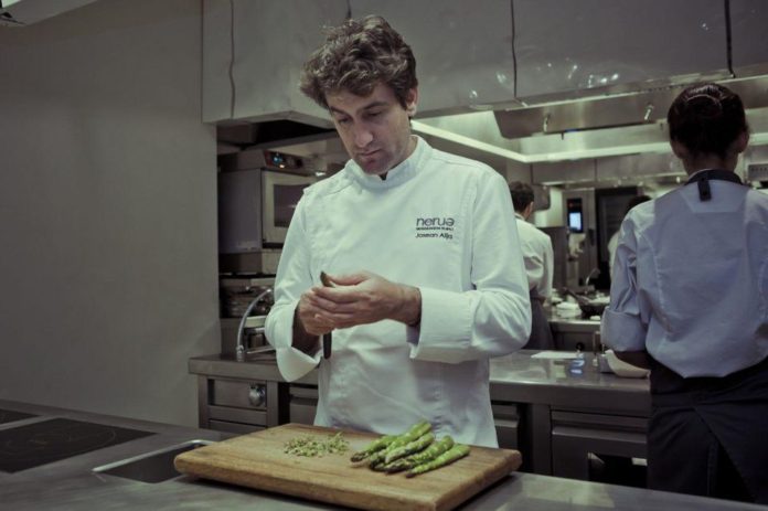 Chef Josean Alija of Guggenheim Museum Bilbao's Nerua is a rising star in Bilbao's up-and-coming culinary scene.