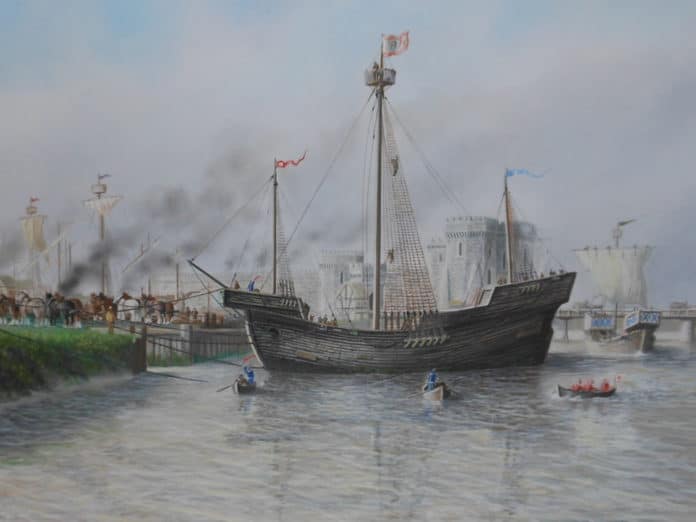 Newport ship by David Jordan (NEWPORT MUSEUMS AND HERITAGE SERVICE)