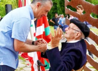 Gudari José Moreno has passed away. Agur eta Ohore El Lehendakari Urkullu saluda a José Moreno