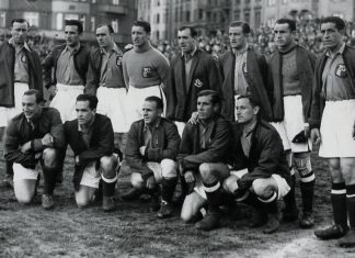 When the Euzkadi National Team was runner-up in the Mexican league Seleccion de Euzkadi en la Liga mexicana 1938-1939