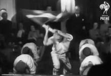 Londresko Basque Club (1945). British Pathé-ren «albistegiak zinemetan» dokumentala Fiesta del Basque Club de Londres 1945