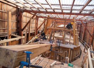 Shipbuilders, sailors, whalers: a “story of Basques” from the Royal Geographical Society Building work has been underway on the replica San Juan since 2014