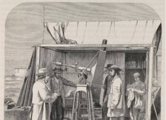 When Warren de la Rue photographed a total solar eclipse from Rivebellosa, Araba, in 1860 Warren de la Rue fotografiando en 1860 un eclipse total de sol en Rivabellosa Rights: © The Board of Trustees of the Science Museum, Science Museum Group Collection, CC-BY-NC-SA 4.0