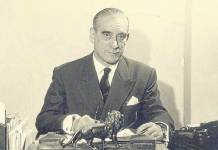 «Javier de Landaburu (1907–1963). Al servicio de la causa vasca». Un libro de Leyre Arrieta Javier de Landaburu en la sede del Gobierno Vasco en el exilio (rue Singer)
