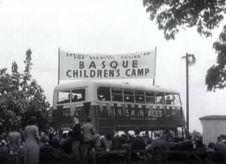 “Havens East” at Anglia Ruskin University. The memory of the Basque War Children has won the UK Lottery Llegada de los niños vascos de la guerra al campamento en Gran Bretaña