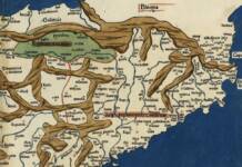 The Basque Roots of Catalonia El mapa más antiguo que se conserva de la cordillera pirenaica (1482) / Fuente: Cartoteca de Catalunya