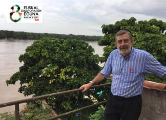 Day of the Basque Diaspora 2020. An impassioned Passionist message from the Amazon that recalls Lehendakari Aguirre Mensaje del Obispo del Vicariato de Yurimaguas, Jesús María Aristín, en el Día de la Diáspora Vasca 2020. jpg