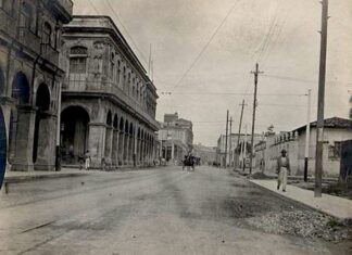 The Havana street that still (in practice) bears the name of a Basque slave trader Zulueta se desarrolló y pobló con los años, se le llamó así en 1874. Foto: gprunamilanes/Pinterest.