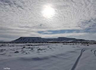 Viewpoints: the Bardenas, the “Desert of Navarre”, covered in snow