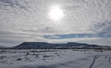 Ikuspuntuak: Bardeak, «Nafarroako basamortua», elurrez estalia