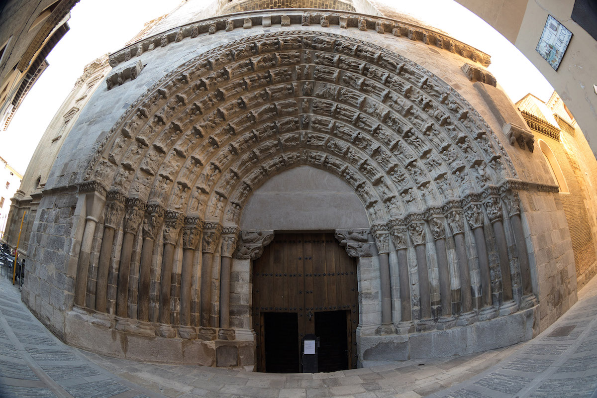 Puerta del Juicio Catedral de Tudela en su situación actual