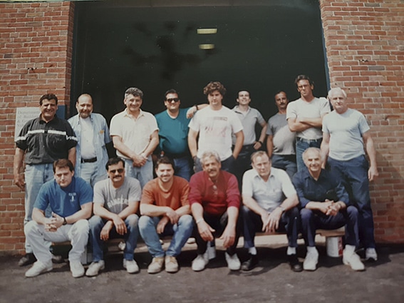 Compañeros de trabajo de Dani Ibargüen tras la quiebra de PAN-AM