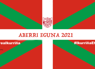Aberri Eguna 2021. Building a nation with the support of the Basque Diaspora ikurriña Aberri Eguna 2021 facebook
