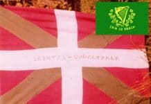 Sullivan de Prendrgast. El irlandés que luchó con los vascos contra el fascismo ikurriña del batallón irrintzi con arpa irlandesa