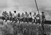 Identificado el «vasco anónimo» más conocido del mundo… y era de Balmaseda Lunch atop a Skyscraper, de Charles C. Ebbets