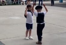 Euskal kulturaren etorkizuna Far Westen «dantzatzen» du Los más jóvenes bailando en el Elko’s National Basque Festival 2021