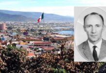 Luis de Basabe: Behekaliforniako euskalduna Luis de Basabe y una vista de Ensenada, México