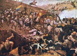 The Basques before the independence of the Viceroyalty of New Granada 1810-1830 Batalla de Boyacá. Óleo de Martín Tovar y Tovar, París, 1880.