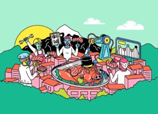 Not to be missed! The ‘New Yorker’ explains the “miracle” of the Mondragón Co-op New Yorker. Ilustración de James Clapham para el artículo sobre las Cooperativas Mondragon.