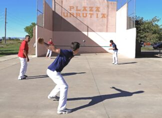 The frontón in Grand Junction, Colorado is on its way to becoming a protected historic building Frontón de Gran Junction, Colorado (fotografia Colorado Euskal Etxea)