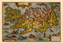 Basque whalers in Iceland on the website of the US Library of Congress Mapa de Islandia Abraham Ortelius 1587 Ruderman Antique Maps Inc