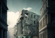 Poetry and images of the Tree of Guernica, created by AI, and a reflection imagen del bombardeo de Gernika creada por una IA