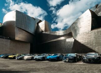 28 Bugattis hit the highway through six of the seven Basque territories Ediicion 2023 European Grand Tour de Bugatti en Bilbao
