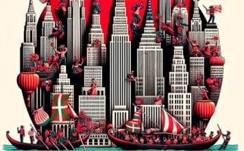 Brooklyneko sagardo jaialdia. Sagar Handia Fest 2024 New Yorkeko Basque Center-en Sagar Handia Fest 2024 New York