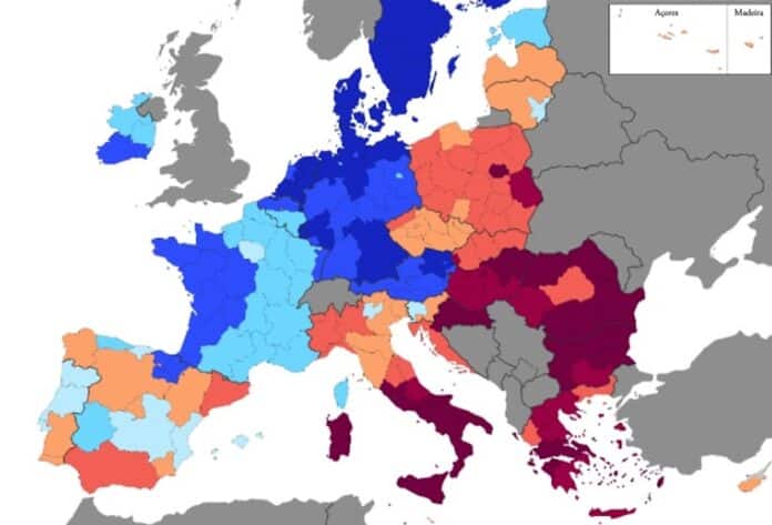 The European Quality of Government index (EQI), 2021