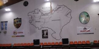 Macachín, Argentina: a Basque town 6,000 miles from “home” Pared del frontón del Centro Vasco de Macachín